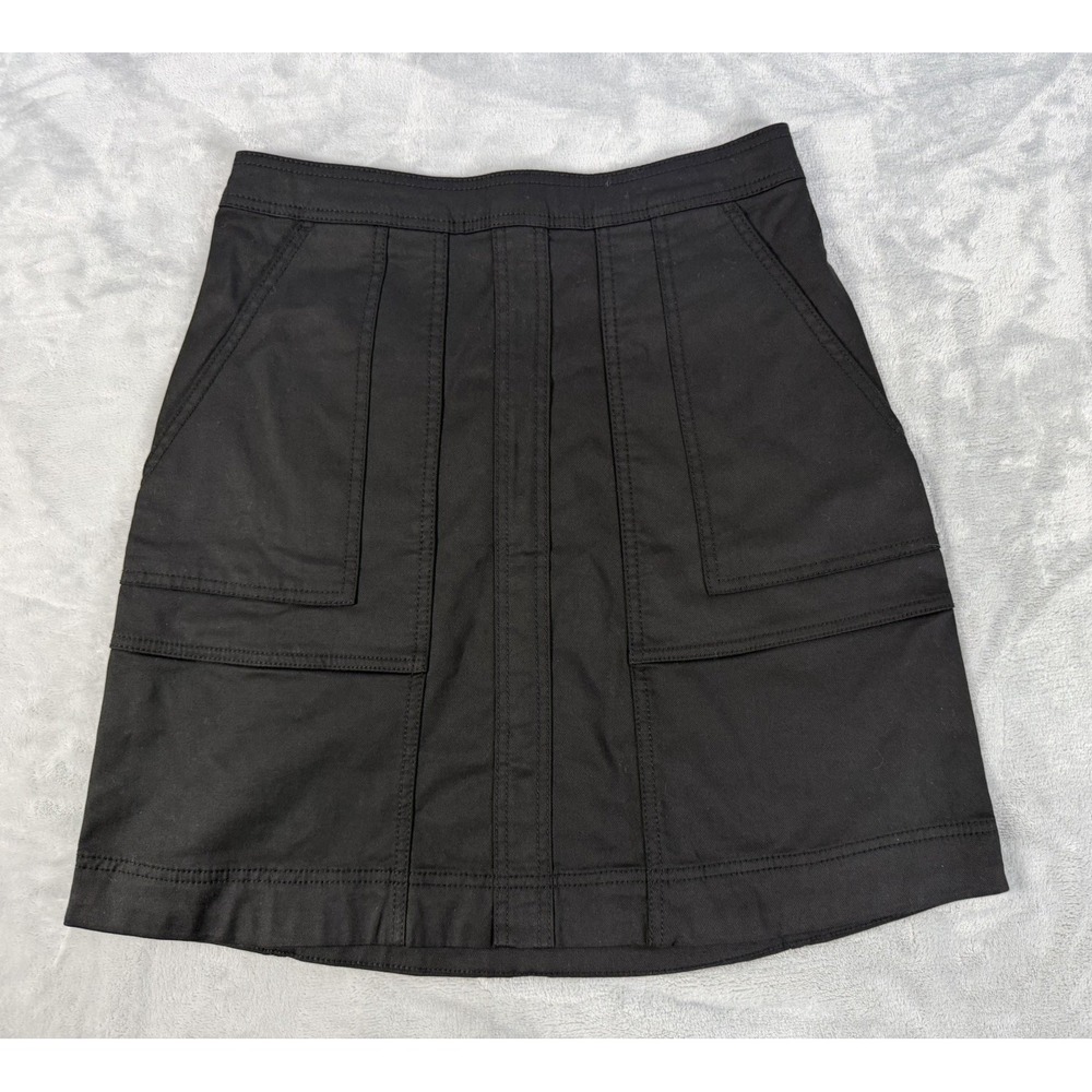 Cabi Retro Skirt Women's 2 Black 90s a-line minimal skirt